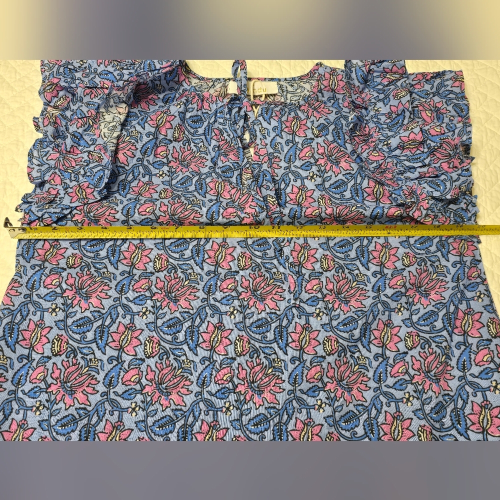 BINDU NWT The LouLou Blueberry Top Women's Size Small - Picture 4 of 9